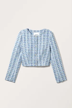 Monki Short Tweed Jacket