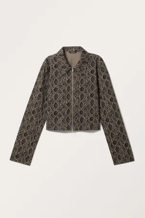 Monki Short Two-way Zip Jacket