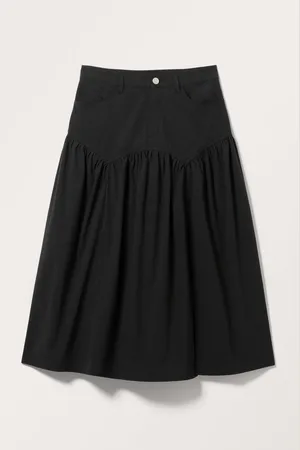 Monki 5-pocket Midi Skirt