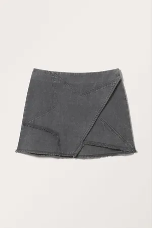 Monki Short Star Wrap Skirt