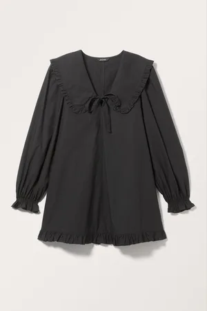 Monki Puffy Sleeve Mini Dress