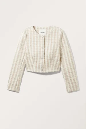 Monki Short Tweed Jacket