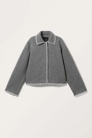 Monki Stitch Detailed Single-breasted Jacket