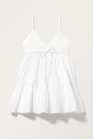 Monki Short Mini Cotton Dress
