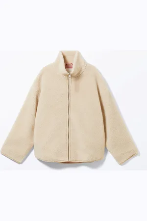 Monki Loose Fleece Zip Jacket