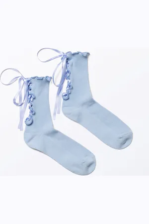 Monki Frilled Corset Socks