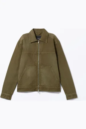 Monki Two-way Zip Oxford Jacket