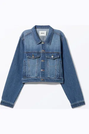 Monki Cropped Denim Jacket