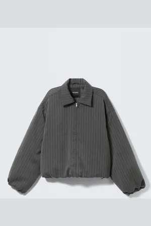 Monki Padded Suiting Bomber Jacket