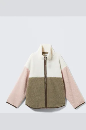 Monki Loose Fleece Zip Jacket