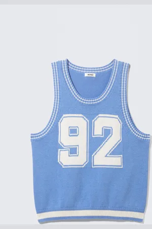 Monki Varsity Knitted Tank Top