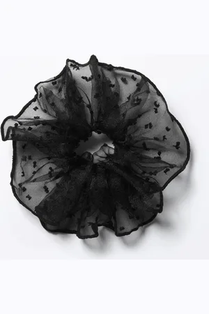 Monki Sheer Ruffled Scrunchie