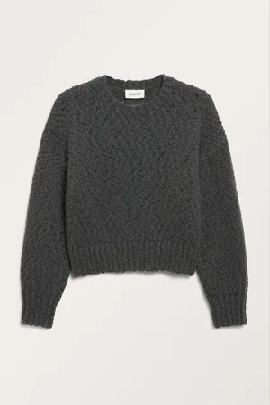 Monki Structured knit sweater