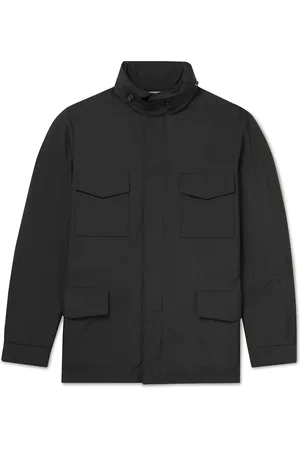 Loro Piana Traveller Windmate Storm System Shell Hooded Field Jacket - Men - - IT 52