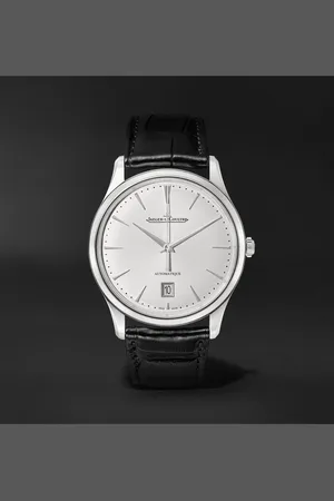 Jaeger-LeCoultre Master Ultra Thin Date Automatic 39mm Stainless Steel and Alligator Watch, Ref. No. 1238420 - Men