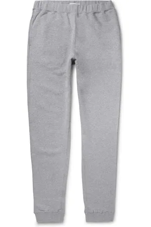 Sunspel Tapered Brushed Loopback Cotton-Jersey Sweatpants - Men - - S