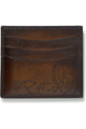 Berluti Bambou Scritto Venezia Leather Cardholder - Men