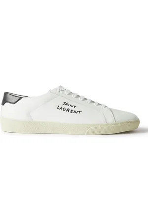 Saint Laurent Court Classic SL/06 Logo-Embroidered Leather Sneakers - Men - - EU 44
