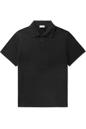 Saint Laurent Cotton-Piqué Polo Shirt - Men - - M