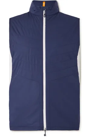 Peter Millar Fuse Elite Quilted Colour-Block Shell and Stretch-Jersey Golf Gilet - Men - - M