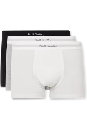 Paul Smith Three-Pack Stretch Organic Cotton-Jersey Boxer Briefs - Men - - S