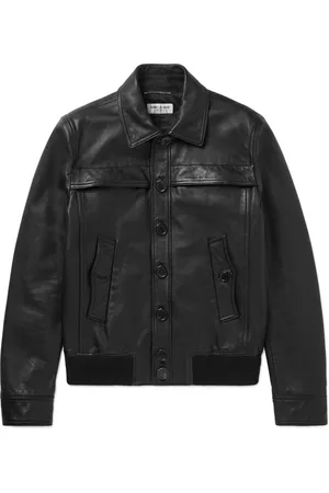 Saint Laurent Padded Leather Jacket - Men - - IT 52