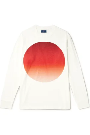 BLUE BLUE JAPAN Printed Cotton-Jersey T-Shirt - Men - - M