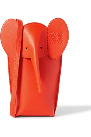 Loewe Elephant Pocket Leather Messenger Bag - Men