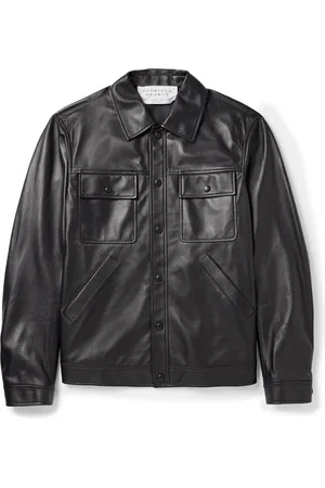 GABRIELA HEARST Levy Slim-Fit Leather Jacket - Men - - IT 50