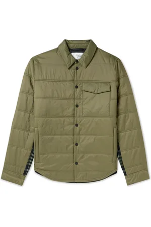 Aztech Loge Peak Padded Quilted Nylon and Checked Brushed Cotton-Flannel Ski Shirt - Men - - M