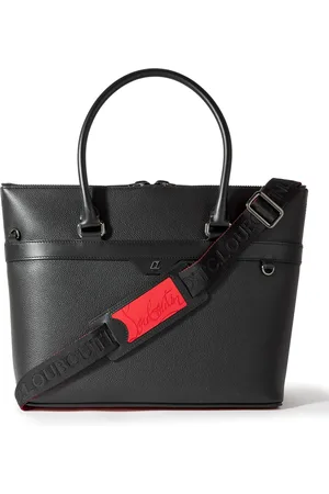 Christian Louboutin Kabiker 2.0 Rubber-Trimmed Full-Grain Leather Tote Bag - Men