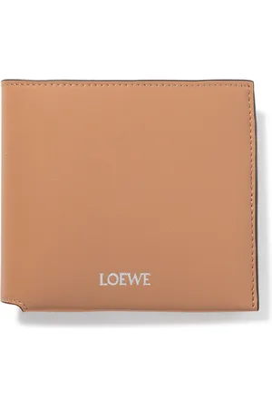 Loewe Logo-Print Leather Billfold Wallet - Men