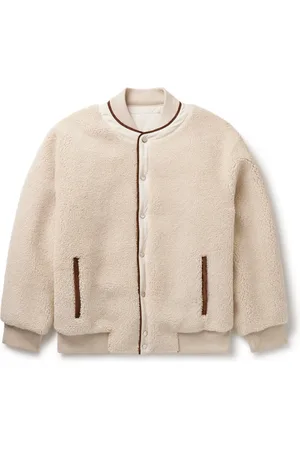 Loro Piana Arosa Reversible Suede-Trimmed Cashfur and Quilted Wind Shell Bomber Jacket - Men - - XL