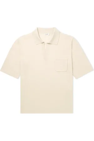 Saint Laurent Wool Polo Shirt - Men - - S