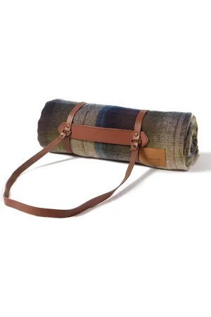 Pendleton Motor Fringed Checked Wool Blanket - Men