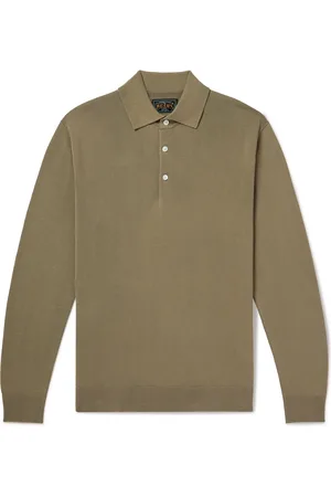 Beams Knitted Polo Shirt - Men - - S