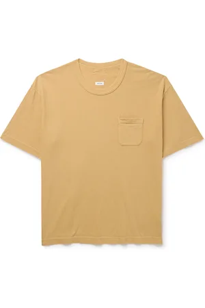 VISVIM Jumbo Garment-Dyed Cotton-Blend Jersey T-Shirt - Men - - 4