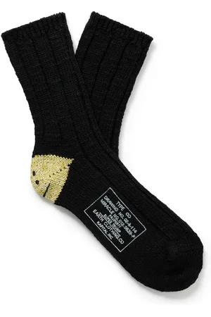 KAPITAL Intarsia-Knit Cotton-Blend Socks - Men