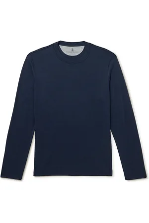 Brunello Cucinelli Layered Silk and Cotton-Blend Jersey T-Shirt - Men - - XXL