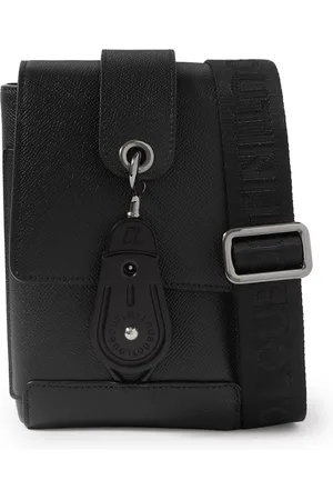 Christian Louboutin Groovy Logo-Debossed Full-Grain Leather Pouch - Men
