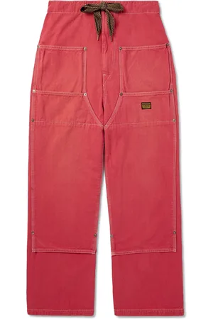 KAPITAL Panelled Cotton-Canvas Drawstring Trousers - Men - - 3