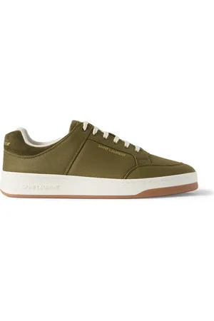 Saint Laurent SL61 Suede-Trimmed Canvas Sneakers - Men - - EU 41