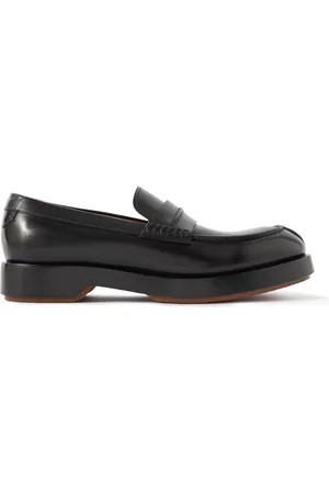 Ermenegildo Zegna Udine Leather Penny Loafers - Men - - UK 9
