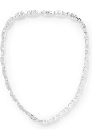 Hatton Labs Uncuffed Chain Cubic Zirconia Necklace - Men