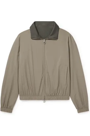 Loro Piana Reversible Windmate® Storm System® Shell and Cashmere Bomber Jacket - Men - - IT 46