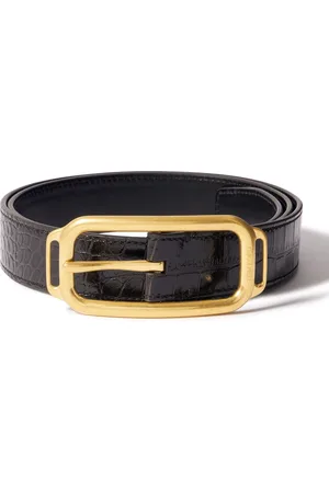 Tom Ford 3cm Croc-Effect Leather Belt - Men - - EU 85