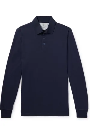 Brunello Cucinelli Cotton-Piqué Polo Shirt - Men - - XXL