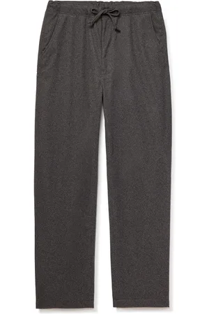 ORSLOW New Yorker Straight-Leg Tweed Drawstring Trousers - Men - - 4