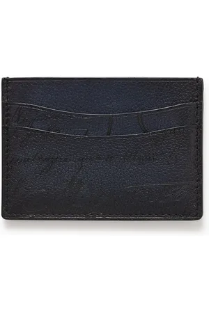 Berluti Bambou Scritto Venezia Softy Full-Grain Leather Cardholder - Men