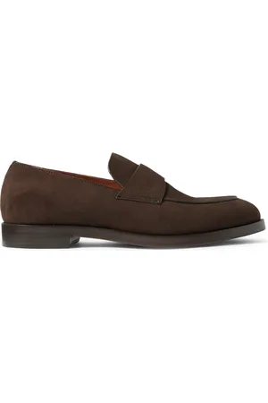 Ermenegildo Zegna Torino Suede Loafers - Men - - UK 8